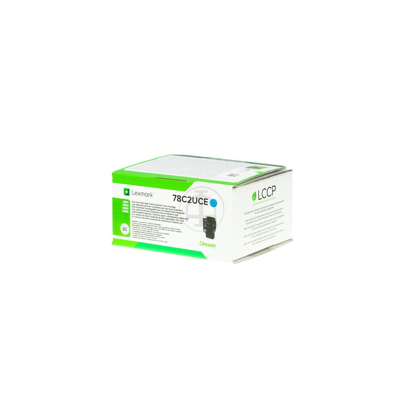 Toner cyan ultra longue durée Lexmark pour CX622ade - CX625ade - CS521dn .... (Corporate)