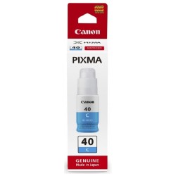 Cartouche d'encre Cyan Canon GI40C pour PIXMA G5040... - 7 700 pages.