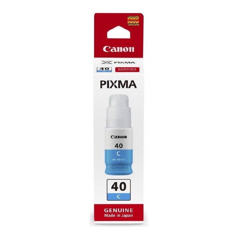 Cartouche d'encre Cyan Canon GI40C pour PIXMA G5040... - 7 700 pages.