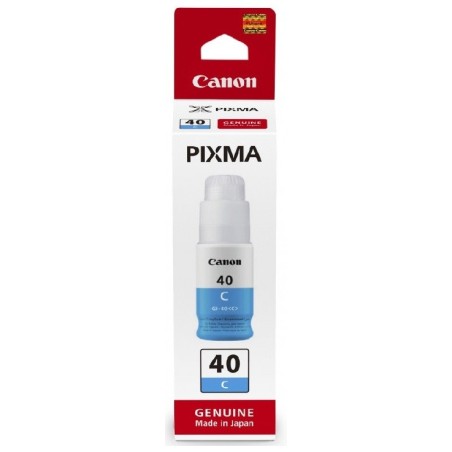 Cartouche d'encre Cyan Canon GI40C pour PIXMA G5040... - 7 700 pages.