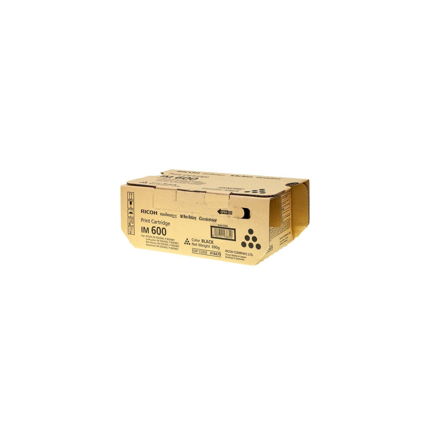 Cartouche toner Ricoh pour P800 - P801 (IM600)