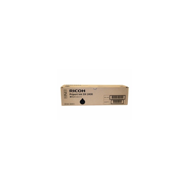 Pack de 5 encres noir Ricoh pour DX2330 - DX2430
