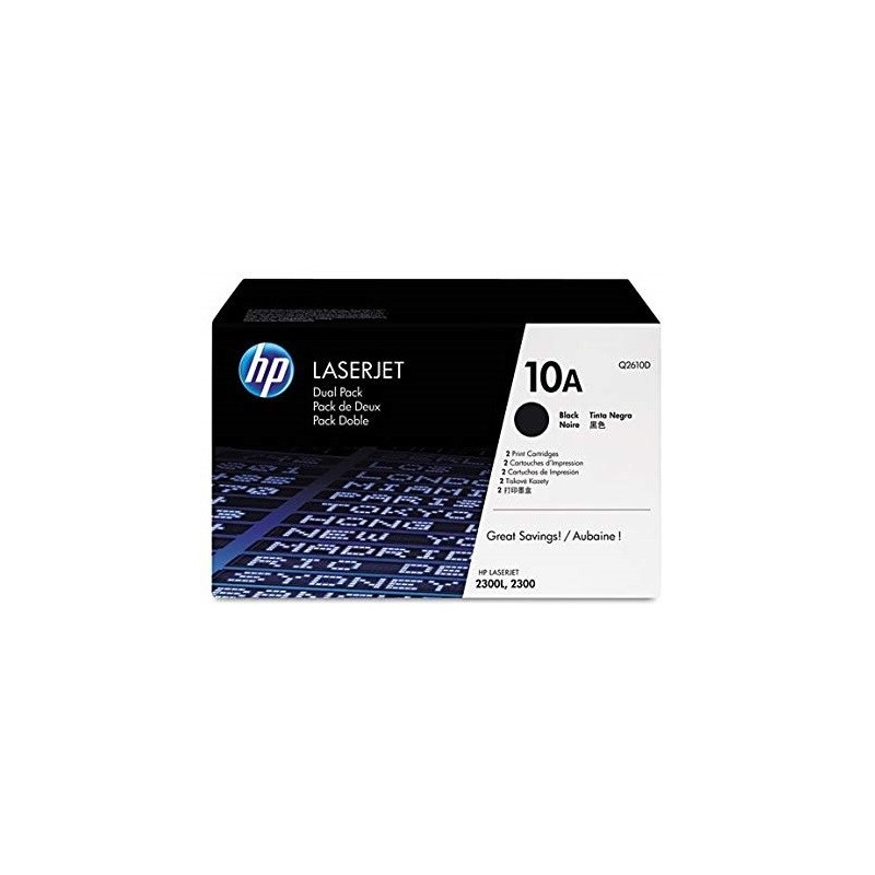 Toner  HP pour LaserJet 2300 pack 2 (10A)