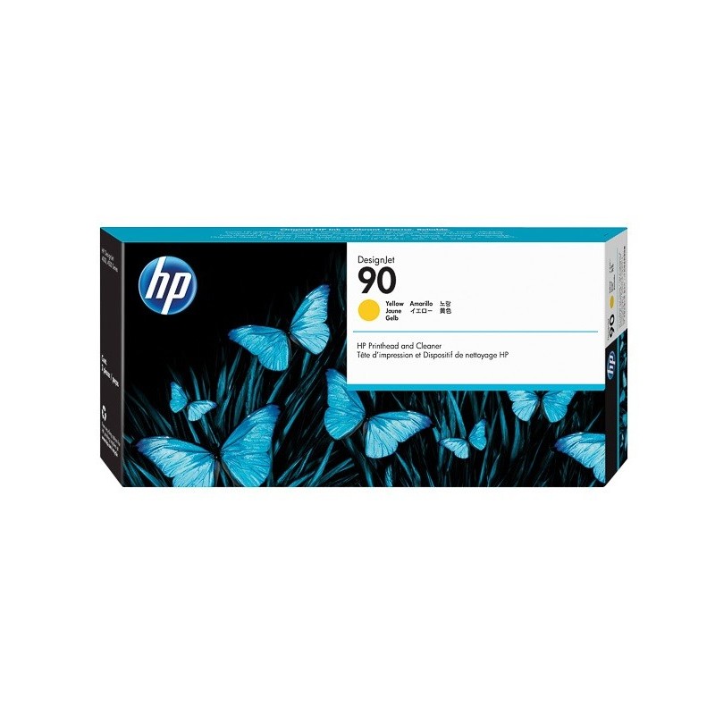 Tête d'impression jaune + kit nettoyage HP pour Designjet 4000... (n°90)