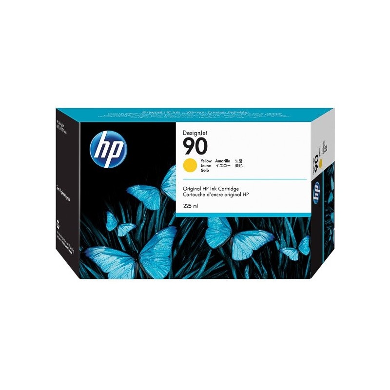 Cartouche jaune HP pour designjet 4000 ... (N°90)