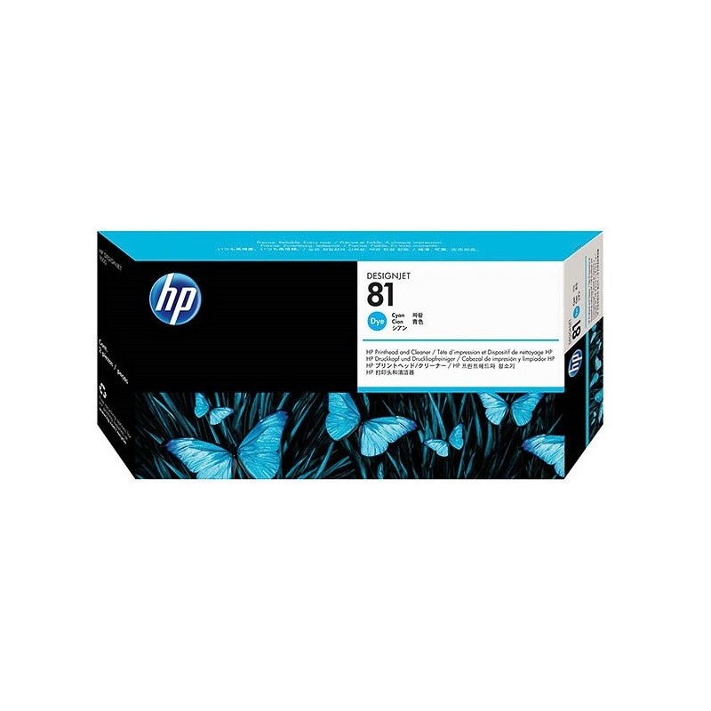 Tête d impression + Kit Nettoyage Cyan HP pour Designjet 5000 ...(N°81)