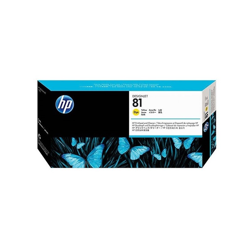 Tête d impression + Kit Nettoyage Jaune HP pour Designjet 5000 ...(N°81)