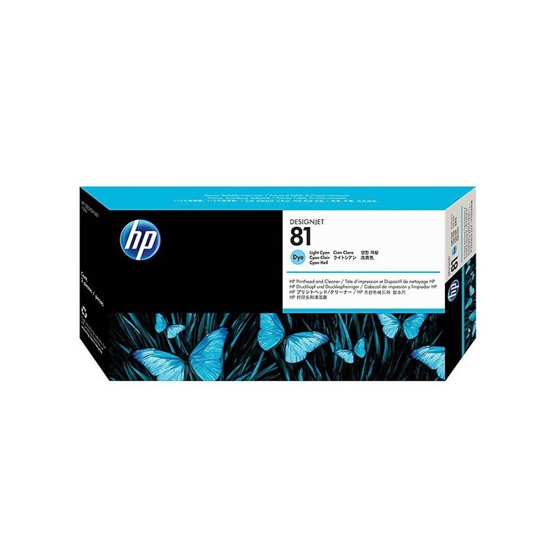 Tête d impression + Kit Nettoyage Cyan Clair HP pour Designjet 5000 ...(N°81)
