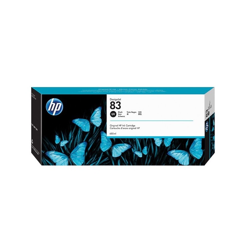 Réservoir Encre Noire UV HP pour Designjet 5000 ...  (N°83)