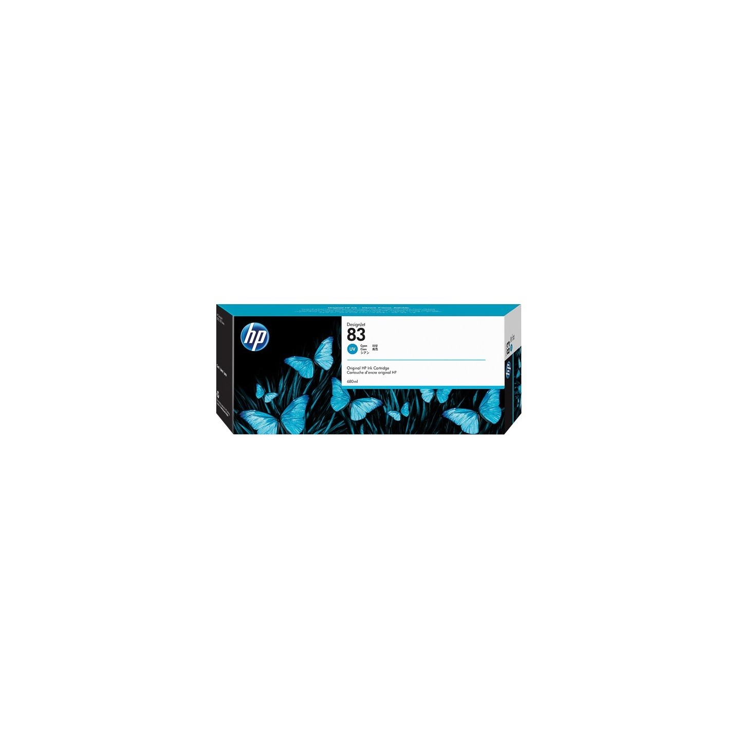 Réservoir Encre Cyan UV HP pour Designjet 5000 ...  (N°83)