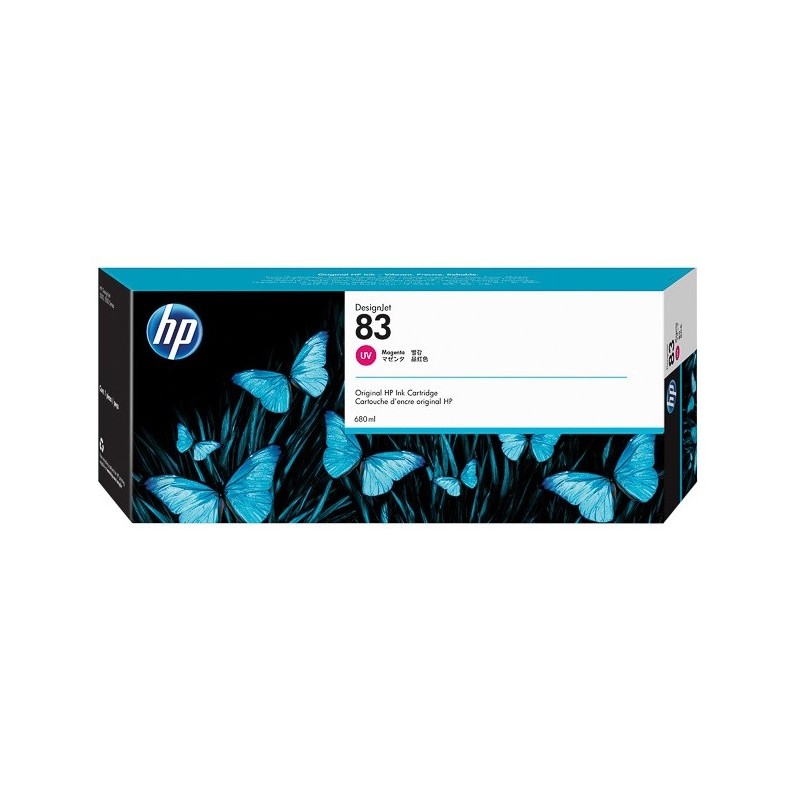 Réservoir Encre Magenta UV HP pour Designjet 5000 ...  (N°83)