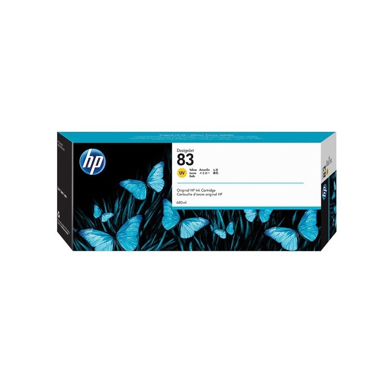 Réservoir Encre Jaune UV HP pour Designjet 5000 ...  (N°83)