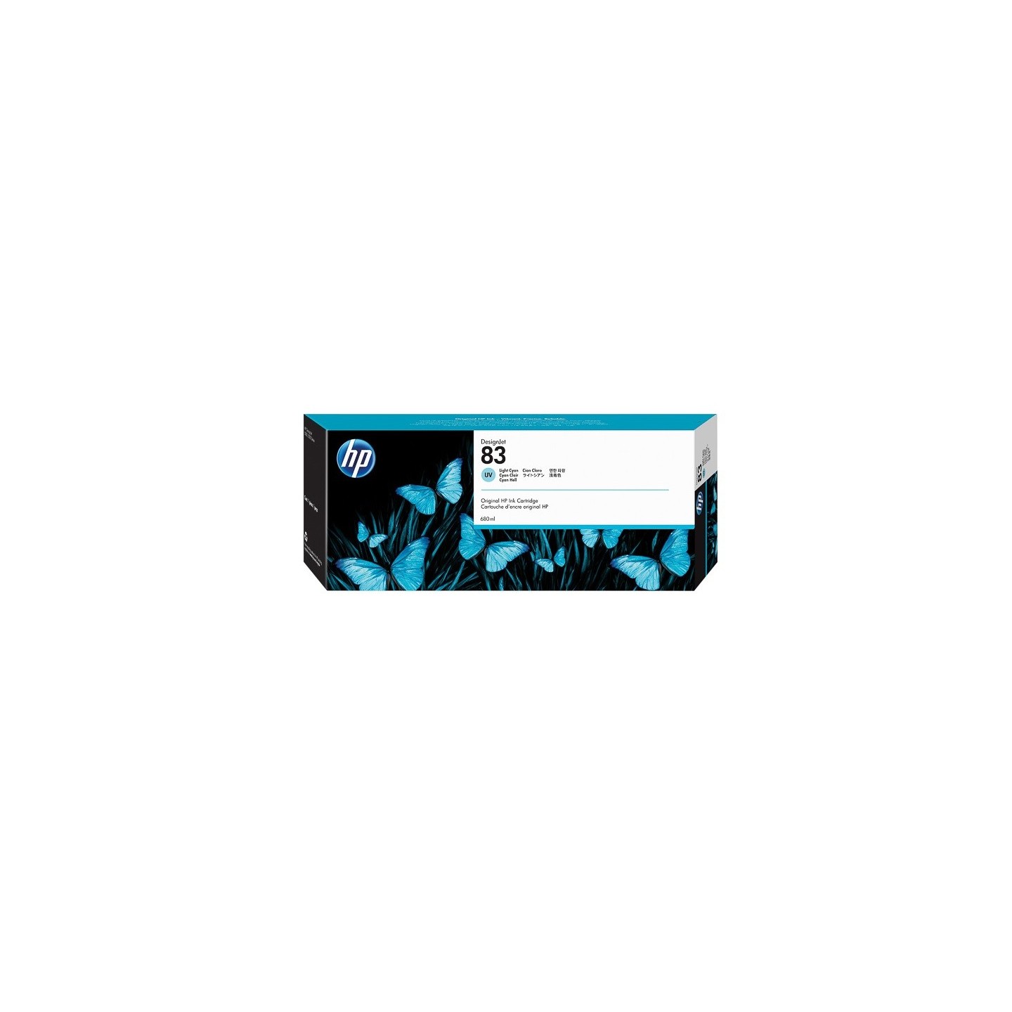 Réservoir Encre Cyan Clair UV HP pour Designjet 5000 ...  (N°83)