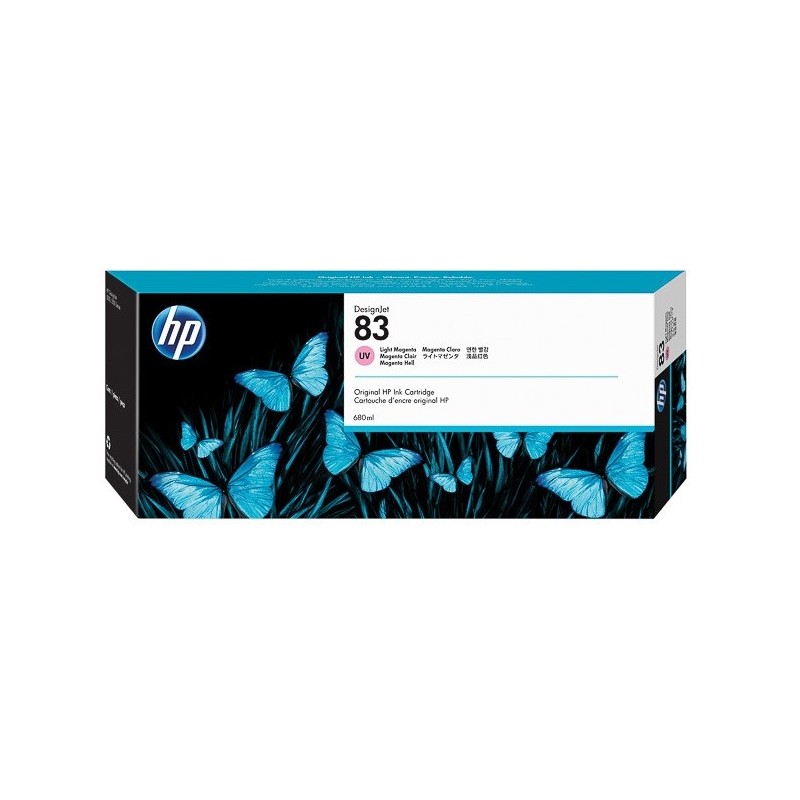Réservoir Encre Magenta Clair UV HP pour Designjet 5000 ...  (N°83)