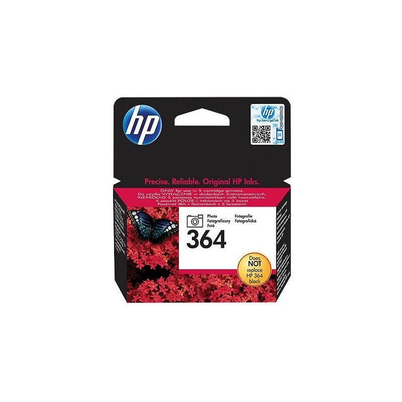 Cartouche noire photo HP pour photosmart B8550 / C5380... (N°364 / N°178)