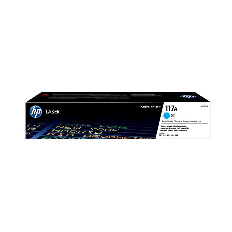 Toner Cyan HP pour Color LaserJet MFP 178 / 179 (117A)
