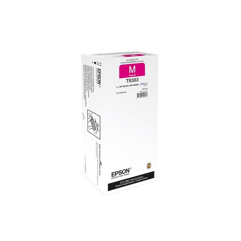 Unité d'alimentation en encre Magenta XL Epson pour WorkForce Pro WF-R5190DTW ..(T8383)