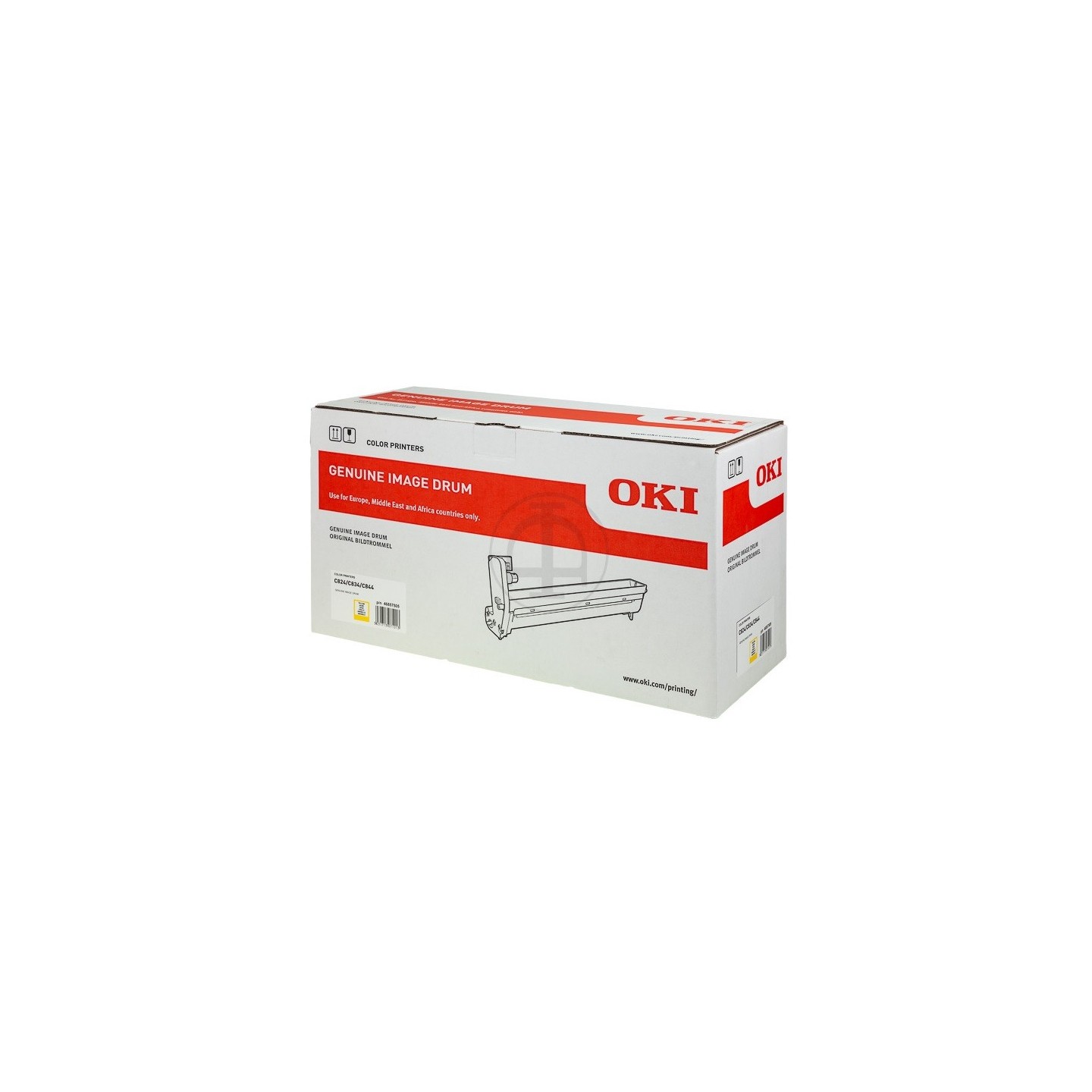 Unité tambour Jaune Oki pour C824 / C834 / C844 (30 000 pages)