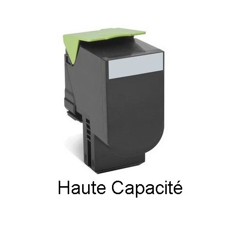 Toner noir générique Haute capacité pour Lexmark CX410 / CX510...  (802HK)