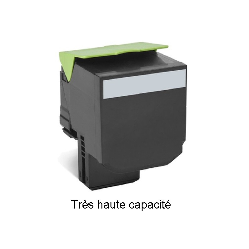 Toner noir générique très haute capacité pour Lexmark CX510...  (802XK)
