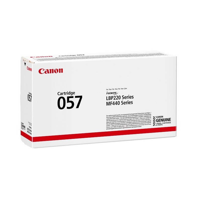 Cartouche Toner Noir pour Canon i-SENSYS MF443w, MF445dw, ... (N°057)