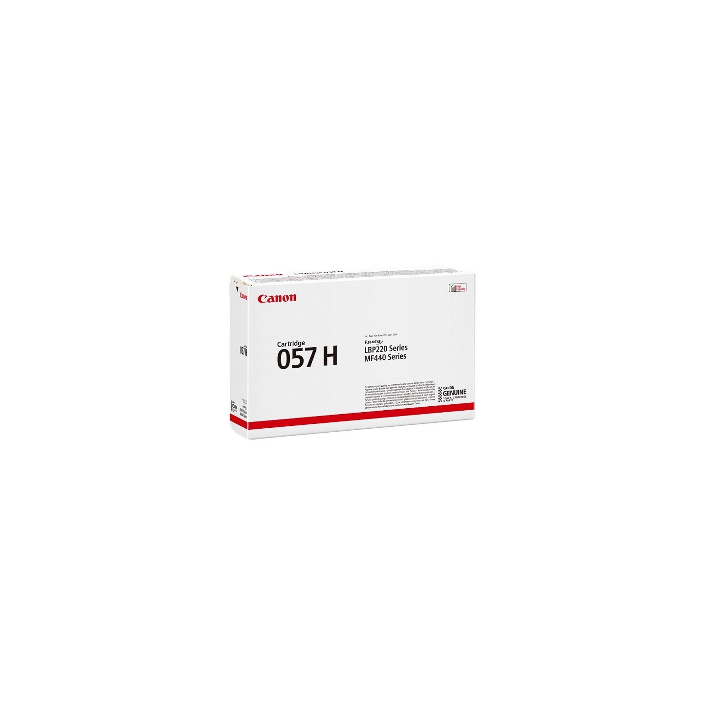Cartouche Toner Noir Haute capacité Canon pour i-SENSYS MF443w, MF445dw, ... (N°057H)