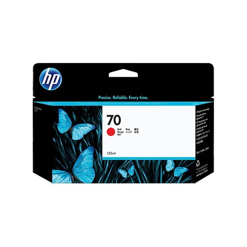 Cartouche rouge HP pour Designjet Z2100 / Z3100 (N°70)