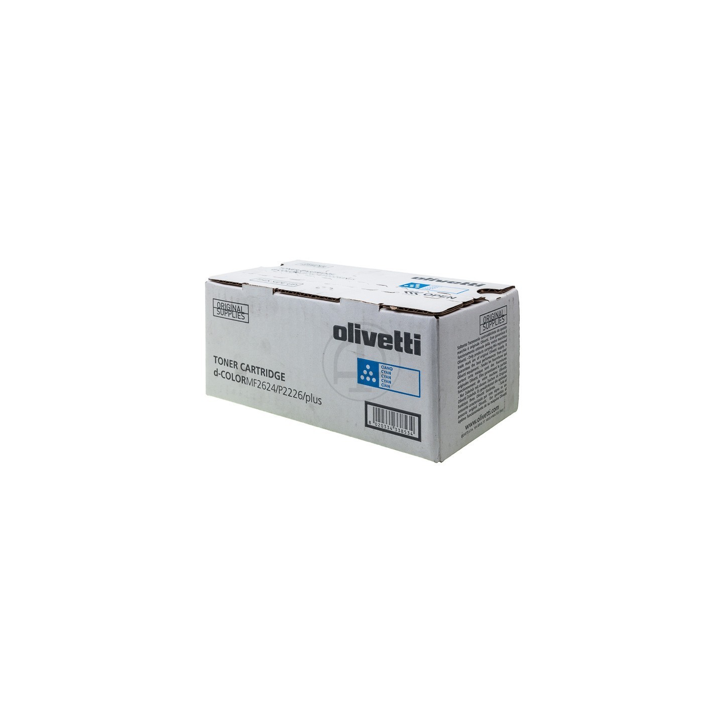 Toner Laser Cyan Olivetti pour D-Color MFP 2226/ 2226PLUS/ 2624/ 2624PLUS