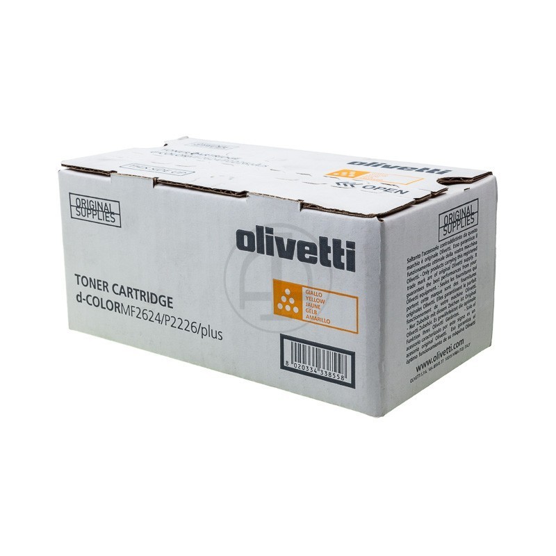 Toner Laser Jaune Olivetti pour D-Color MFP 2226/ 2226PLUS/ 2624/ 2624PLUS