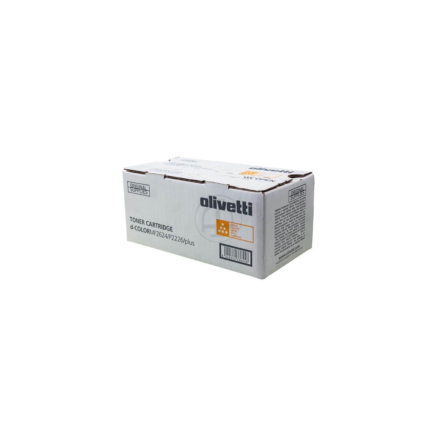 Toner Laser Jaune Olivetti pour D-Color MFP 2226/ 2226PLUS/ 2624/ 2624PLUS