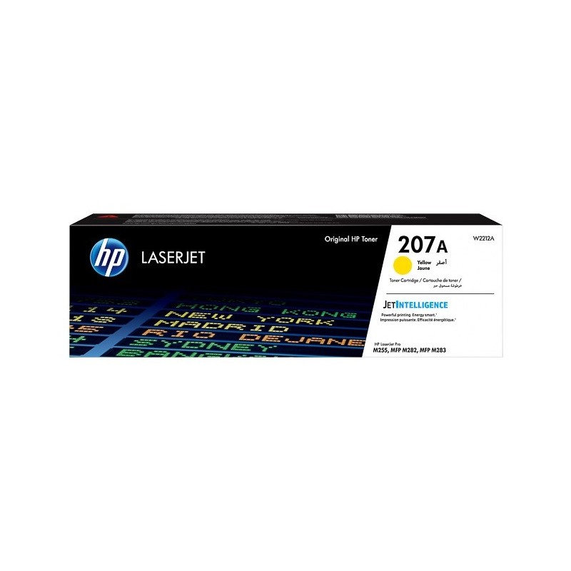 Cartouche Toner Jaune HP pour laserjet Pro M255 / M283 ... (207A)