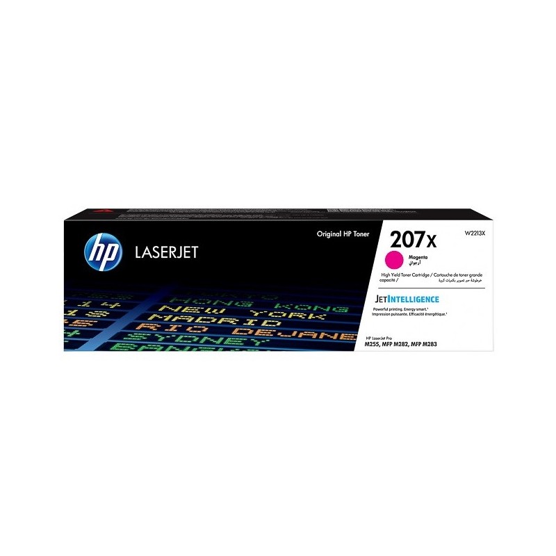 Cartouche Toner Magenta Haute Capacité HP pour laserjet Pro M255 / M283 ... (207X)
