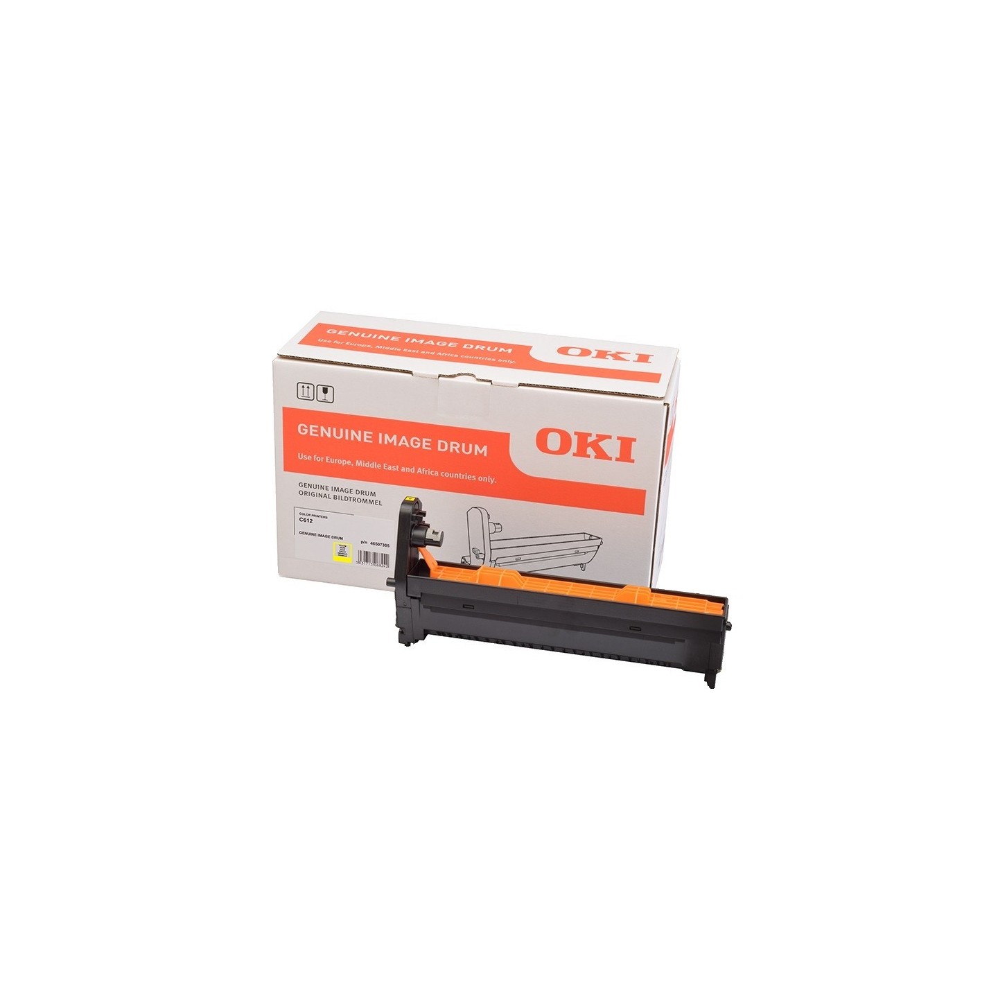 Tambour Oki Original - Jaune - 30 000 Pages pour C612n - C612dn