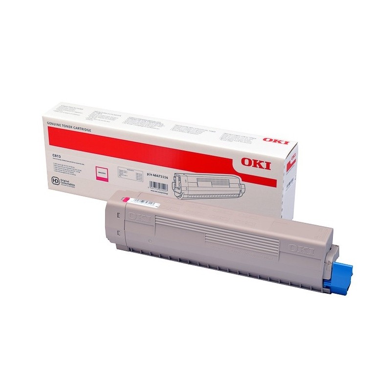 Cartouche toner Oki Original - Magenta - 5000 Pages pour C813n - C813dn