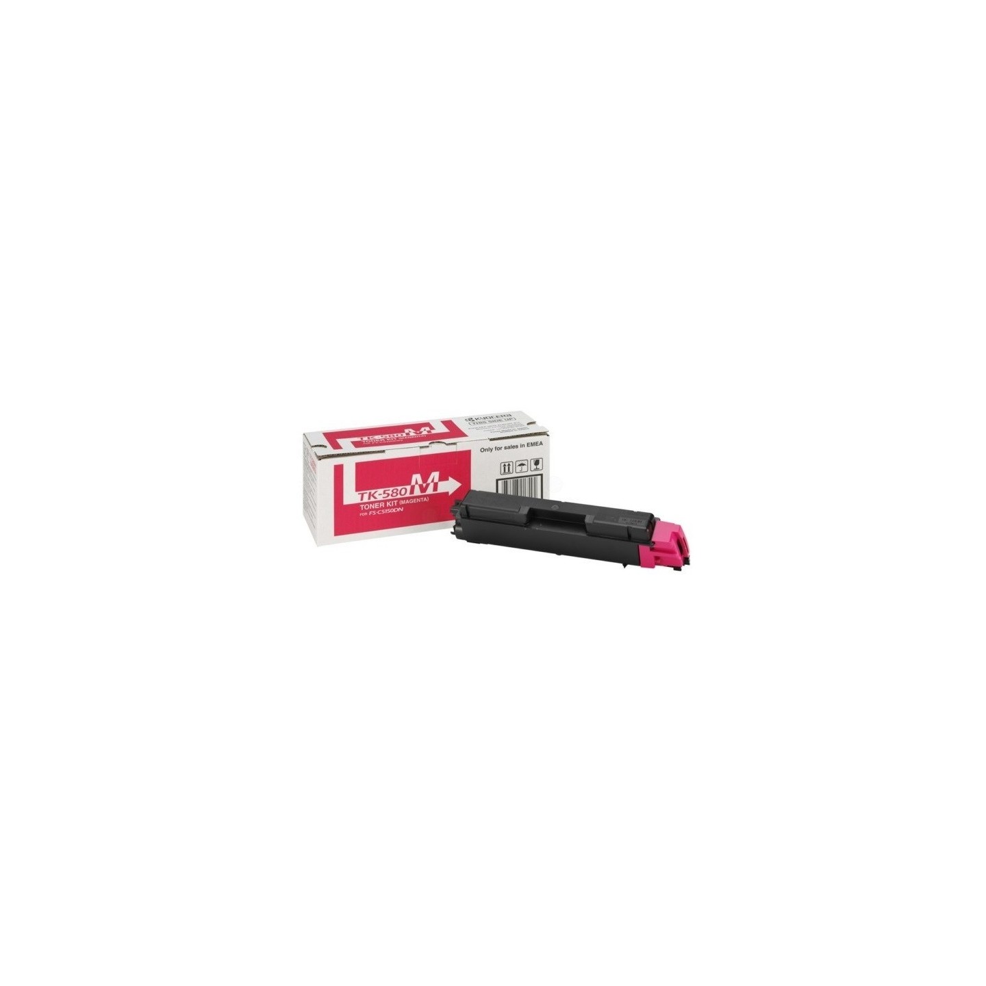 Toner magenta Kyocéra pour FS-C5150DN/ ECOSYS P6021CDN...  (TK-580M), Toner Express : achat en ligne de Toner magenta Kyocéra po