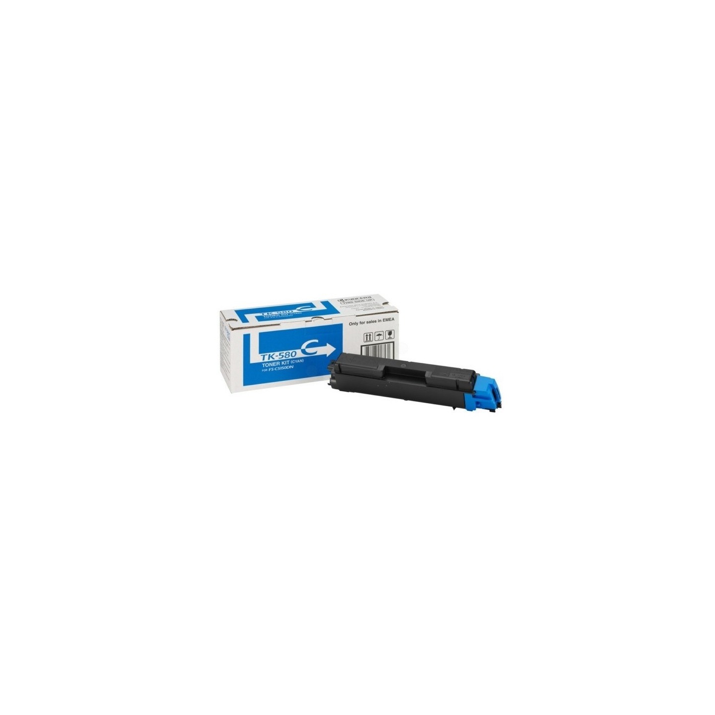 Toner cyan Kyocéra pour FS-C5150DN/ ECOSYS P6021CDN...  (TK-580C), Toner Express : achat en ligne de Toner cyan Kyocéra pour FS-