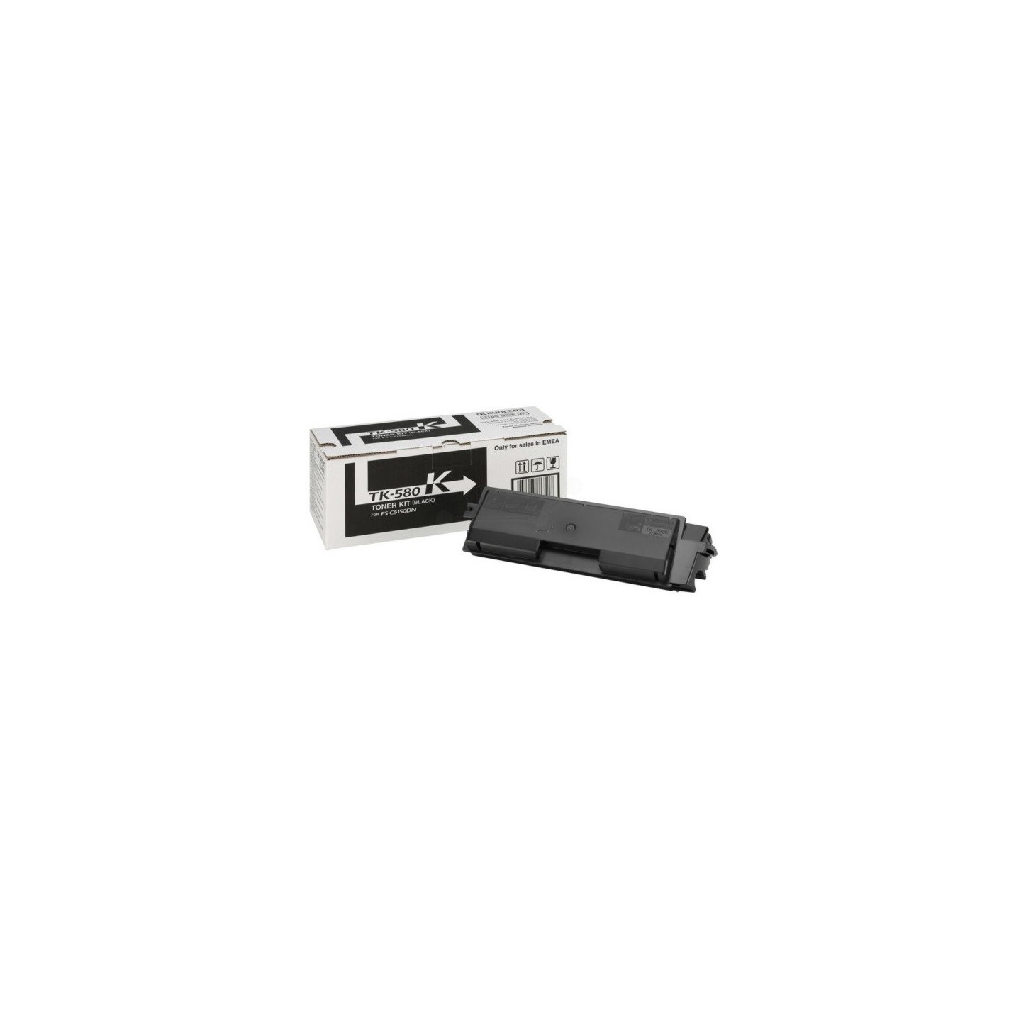 Toner noir Kyocéra pour FS-C5150DN/ ECOSYS P6021CDN...  (TK-580BK), Toner Express : achat en ligne de Toner noir Kyocéra pour FS