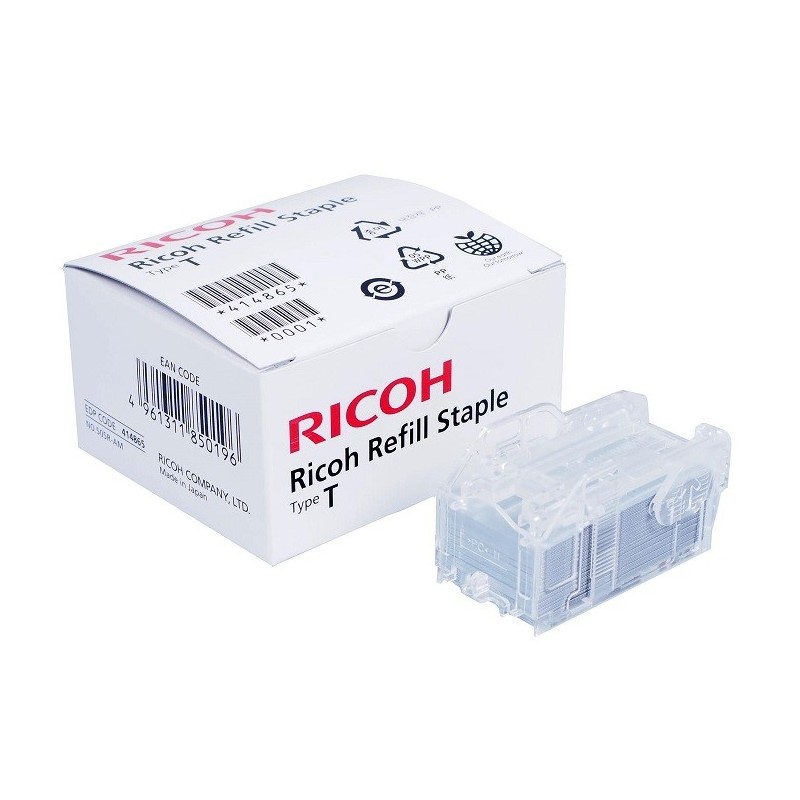 Pack 2 Recharges de 5 000 agrafes Ricoh pour MP C2030... (Type T) soit 10 000 agrafes.