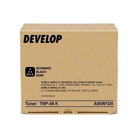 Cartouche toner Noir Develop pour Ineo +3351 +3851 (TNP49K)