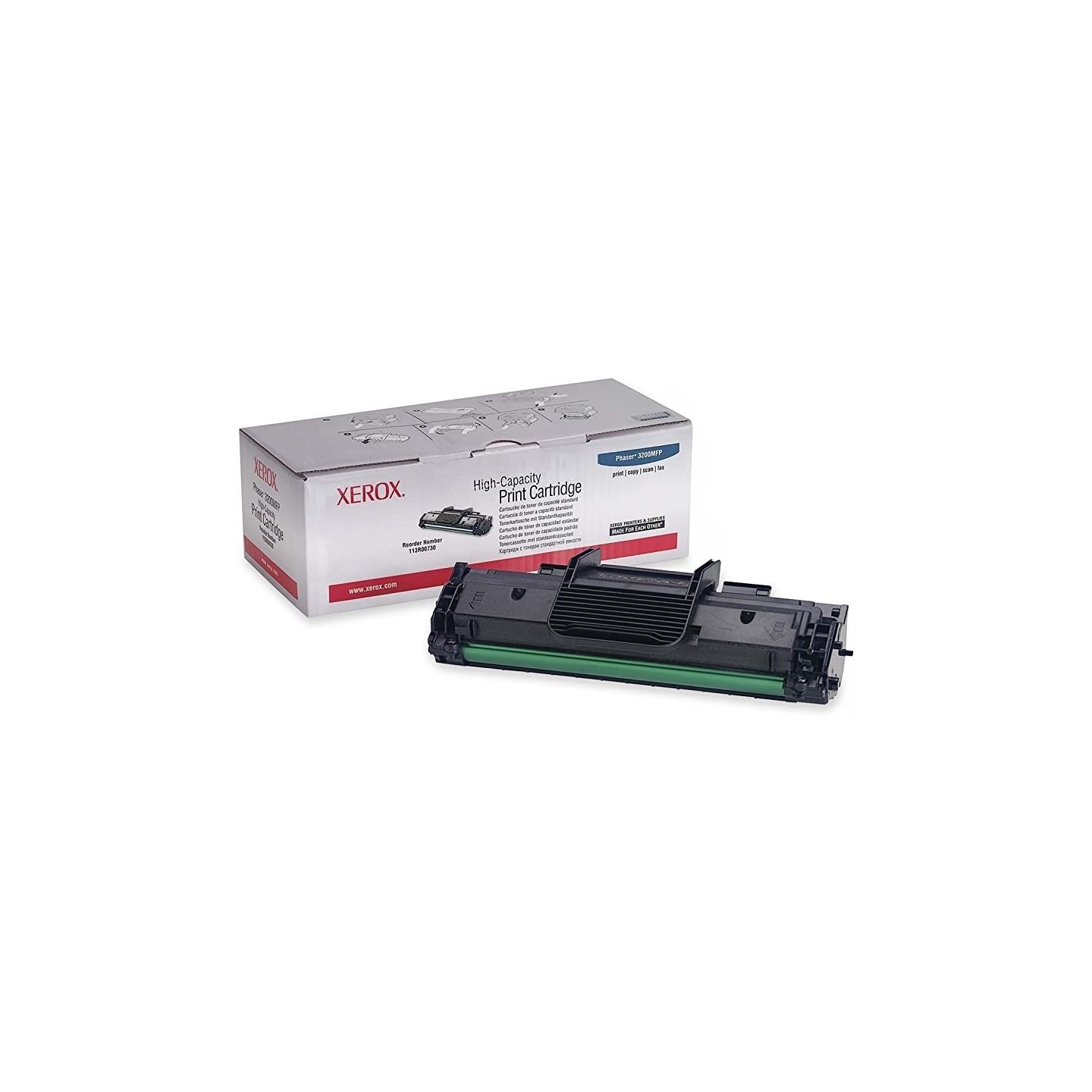 Toner noir haute capacité Xerox pour Phaser 3200mfp, Toner Express : achat en ligne de Toner noir haute capacité Xerox pour Phas