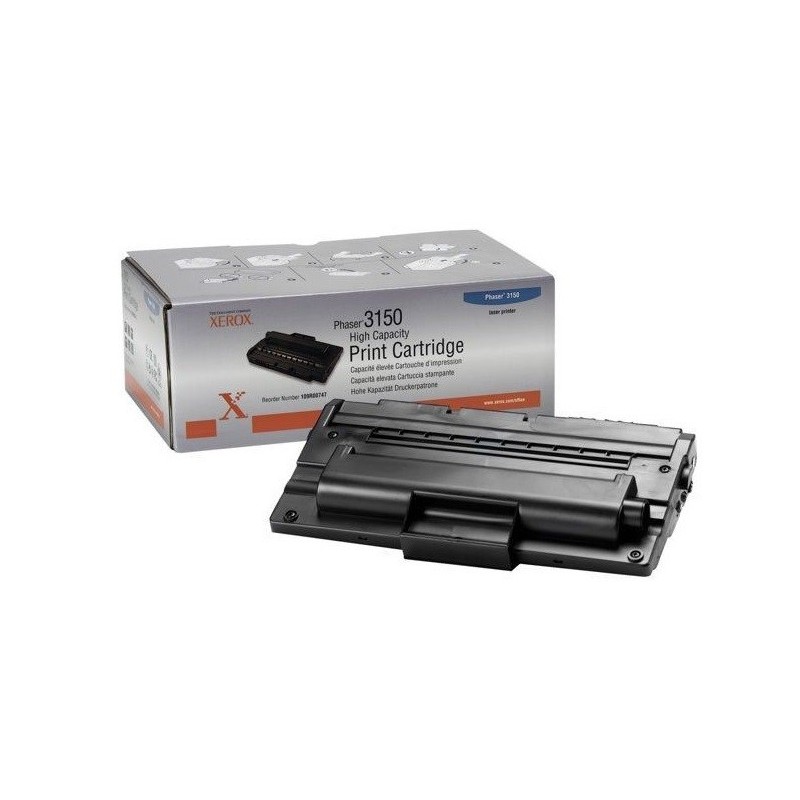 Toner Noir haute capacité Xerox pour Phaser 3150, Toner Express : achat en ligne de Toner Noir haute capacité Xerox pour Phaser 