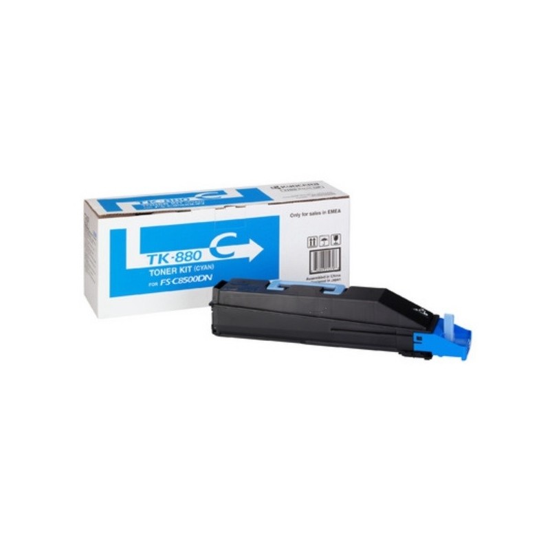 Toner cyan Kyocera Mita pour FSC-8500DN  (TK-880)