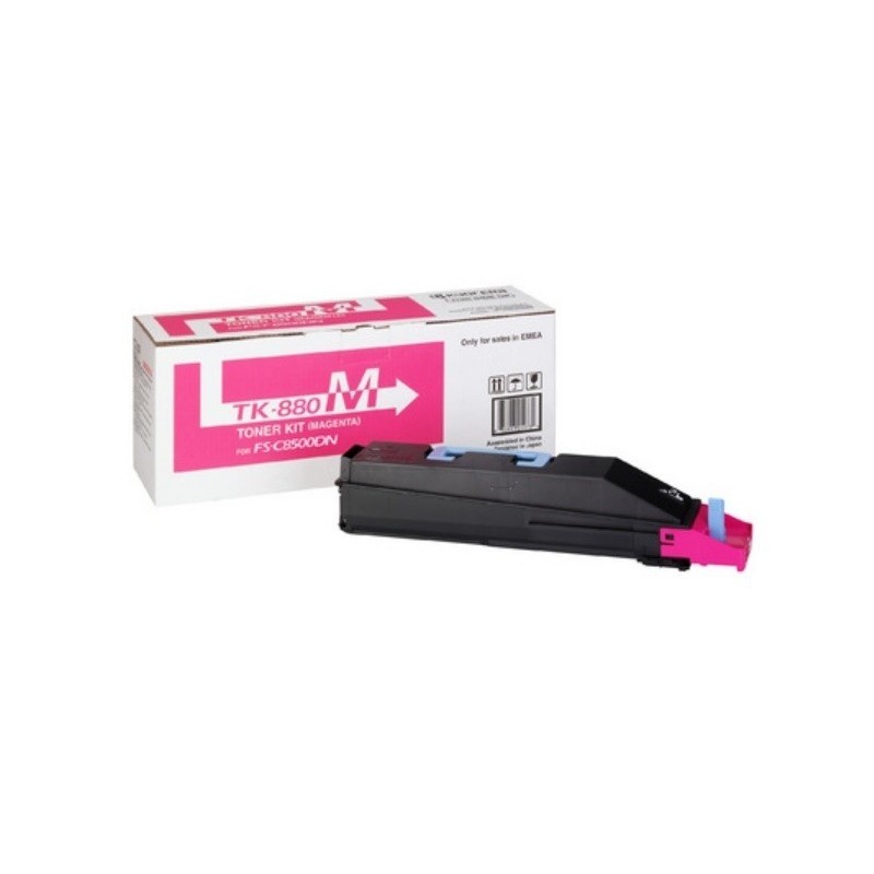Toner magenta Kyocera Mita pour FSC-8500DN  (TK-880)