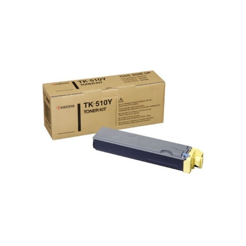 Toner jaune Kyocéra pour imprimante FS5020N / FS5030N, Toner Express : achat en ligne de Toner jaune Kyocéra pour imprimante FS5