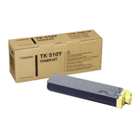 Toner jaune Kyocéra pour imprimante FS5020N / FS5030N, Toner Express : achat en ligne de Toner jaune Kyocéra pour imprimante FS5