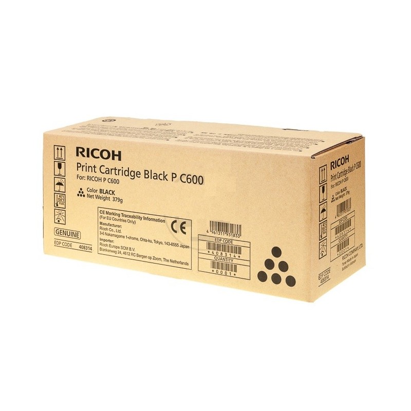 Cartouche Toner Noir Ricoh pour P C600