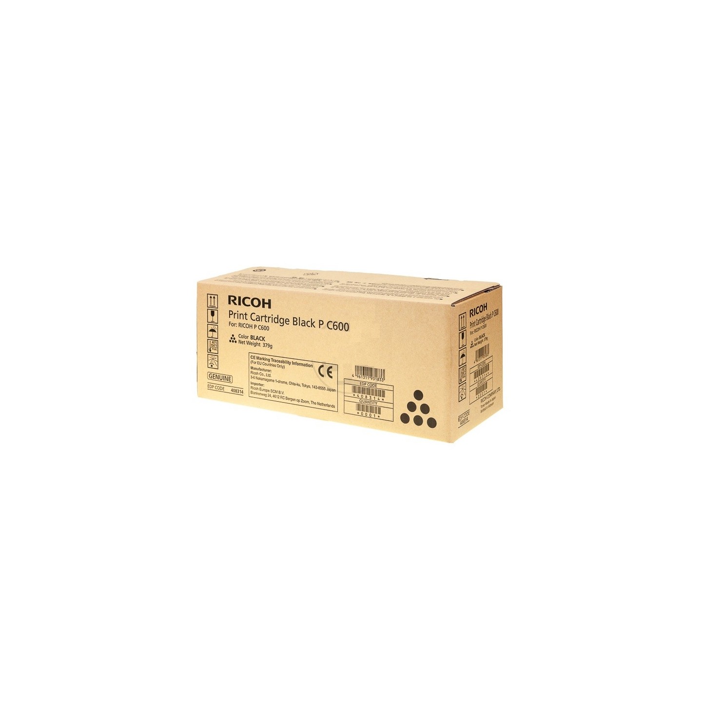 Cartouche Toner Noir Ricoh pour P C600