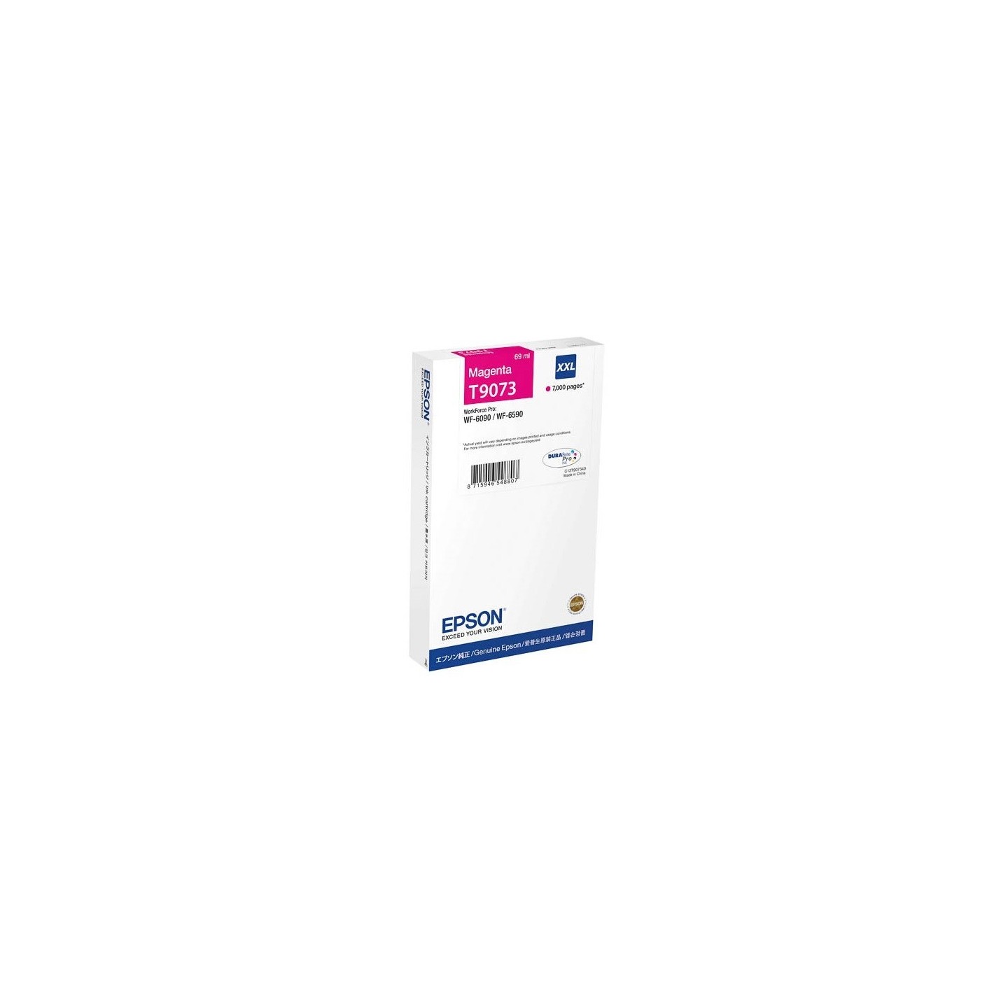 Cartouche Magenta XXL Epson Tres Haute Capacité pour WorkForce pro WF 6590 / WF 6090 (T9073), Toner Express : achat en ligne de 