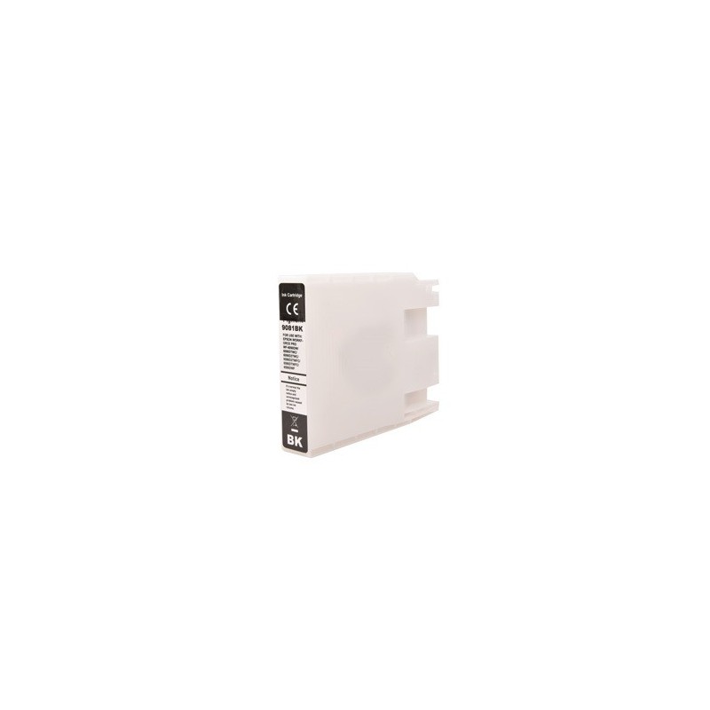 Cartouche Noire générique XL Haute Capacité pour Epson WorkForce pro WF 6590 / WF 6090 (T9081)