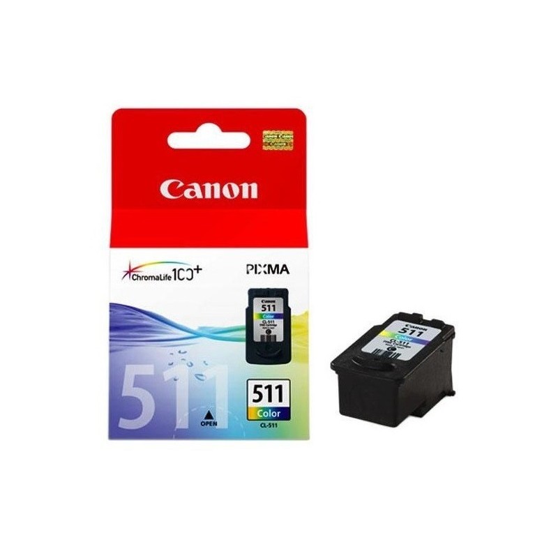 Cartouche couleur Canon CL-511 pour Pixma MP 240 / MP480 / MP260, Toner Express : achat en ligne de Cartouche couleur Canon CL-5
